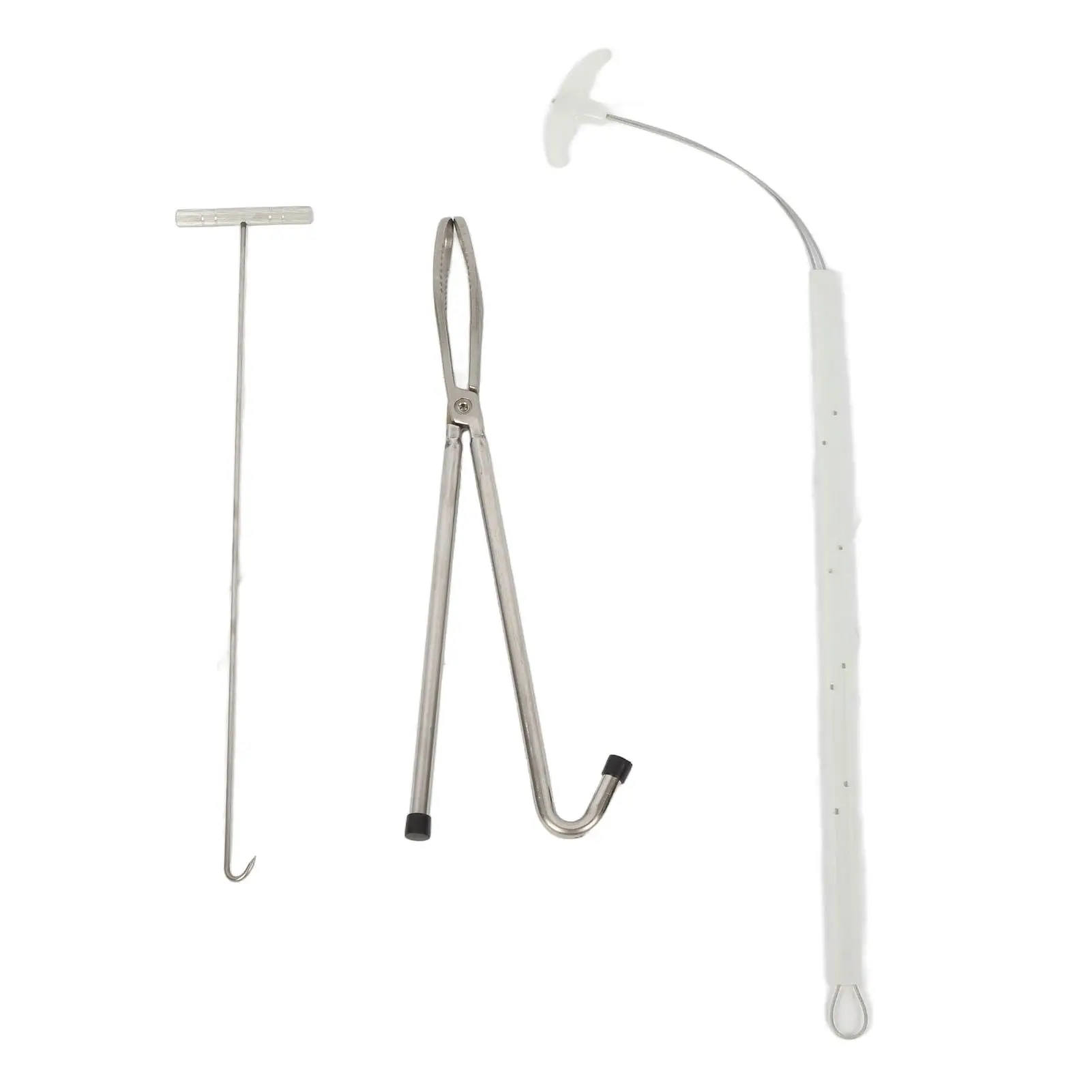 Набор инструментов для акушерства из нержавеющей стали для плоскогубцев для скота, крючков и веревки