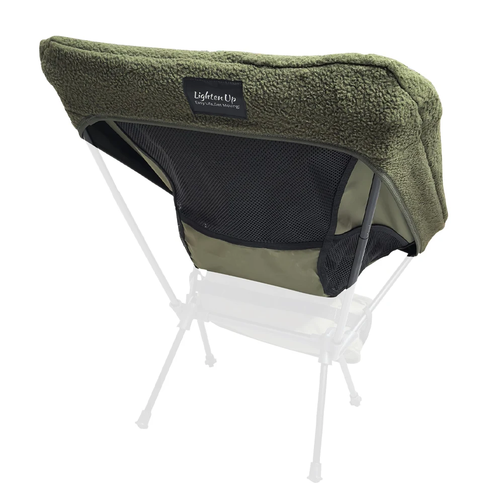 Warm Portable Outdoor Camping Moon Chair Cover Low Back Comfortable Outdoor Leisure Furniture Accessories