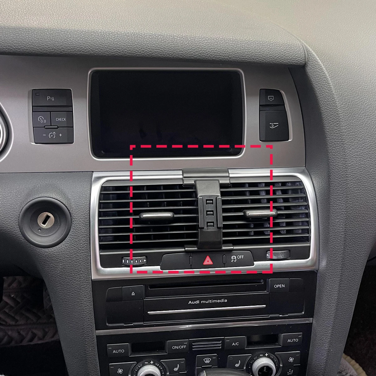 Car Phone Holder Vent for AUDI Q7 2006 2007 2008 2009-2015 Magnetic Wireless Charging Car Phone Charger Cradle Rack Accessories