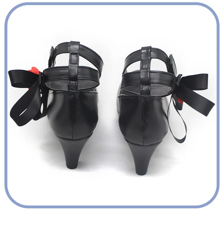 Bang Dream Roselia Imai Lisa Scarpe Cosplay Accessori Anime Stivali di Carnevale di Halloween Scarpe in PU Puntelli Cosplay Su misura
