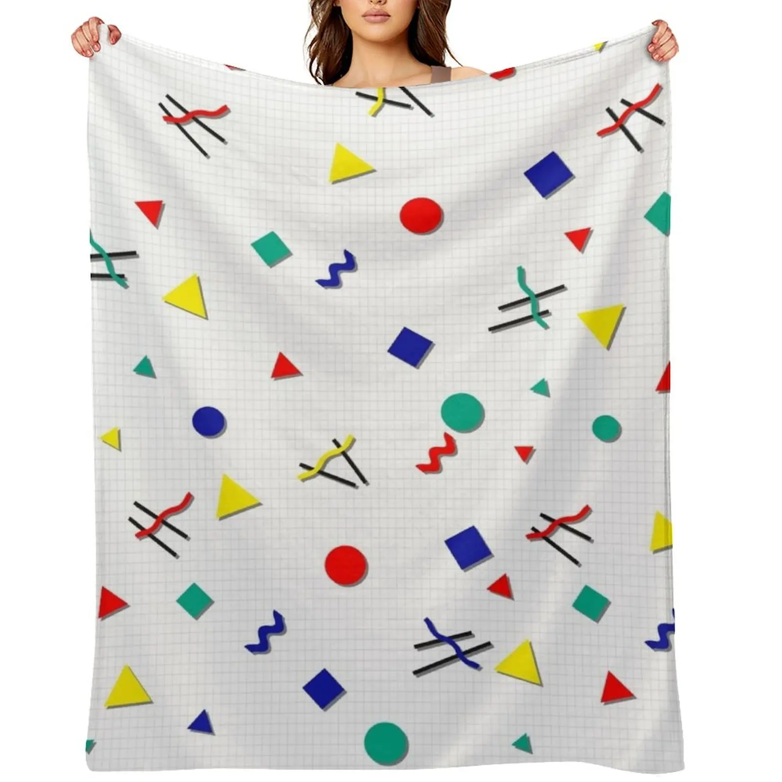 

90s Squiggle Comforter Throw Blanket Blankets For Baby Beautifuls Softest Bed linens Blankets