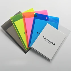 Chic Hangtags Bright Solid Color Customized Advanced Clothing Labels Personalized Logos for Clothing General PVC Plastic Bag