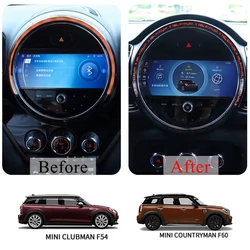 6.5 8.8 Inches Central Control Screen Decoration Circle Navigation Screen Cover For BMW MINI Cooper F54 F60 CLUBMAN COUNTRYMAN