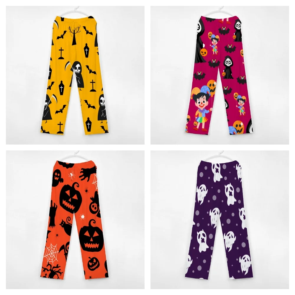 Grim Reaper Pattern Pajama Pants Mens Womens Lounge Pants Super Soft Unisex Sleep Pajama Bottoms with Pockets Drawstring