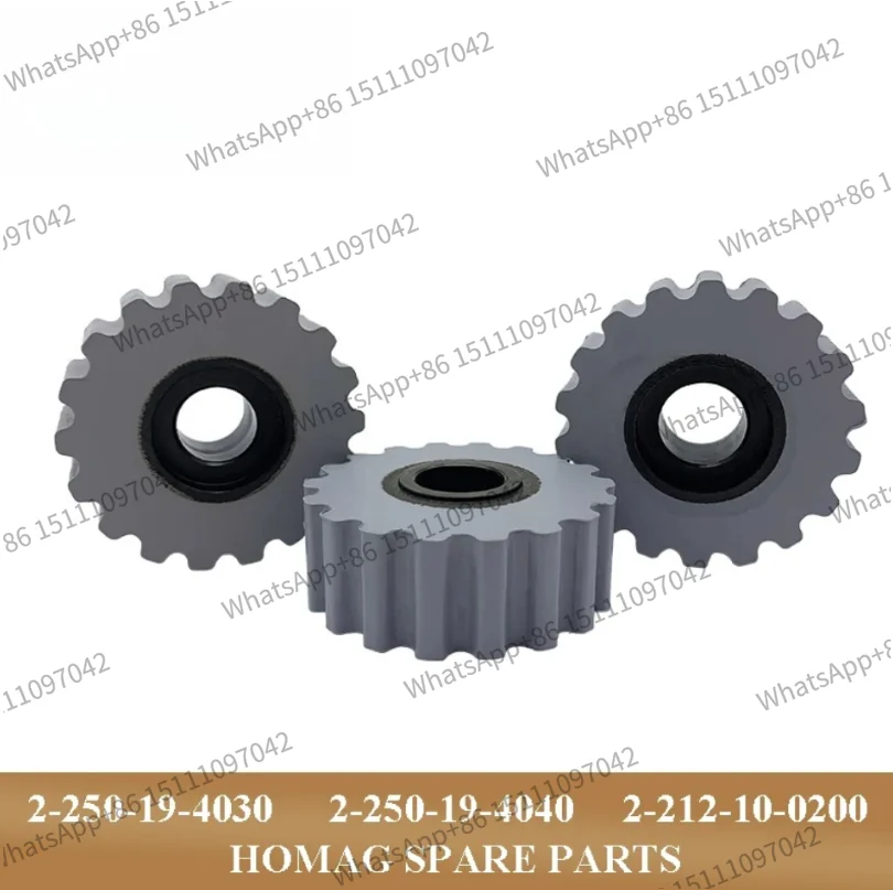 10PCS 2-250-19-4030/4040 and 2-212-10-0200 Straight Grain Conveyance Press Wheel Rubber Roller for HOMAG Edge Banding Machine