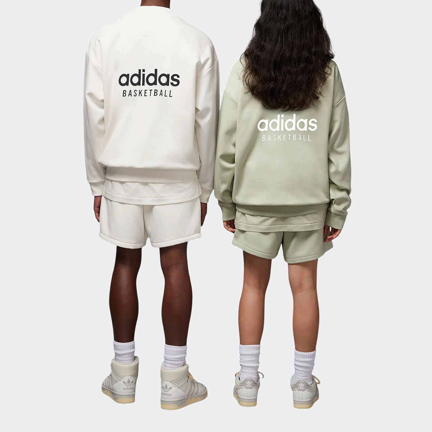 Adidas genuine clover men's and women's simple and fashionable printed casual hoodie IA3436