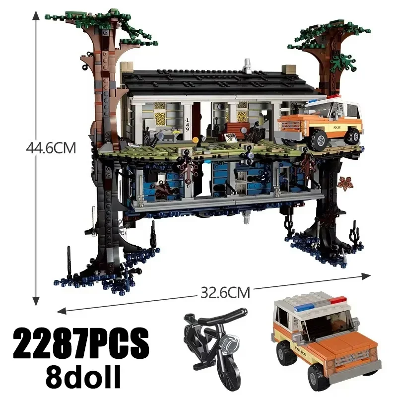 MOC – série de films classiques, modèle étrange inversé 75810, blocs de construction pour adultes, jouets pour enfants, cadeaux de noël