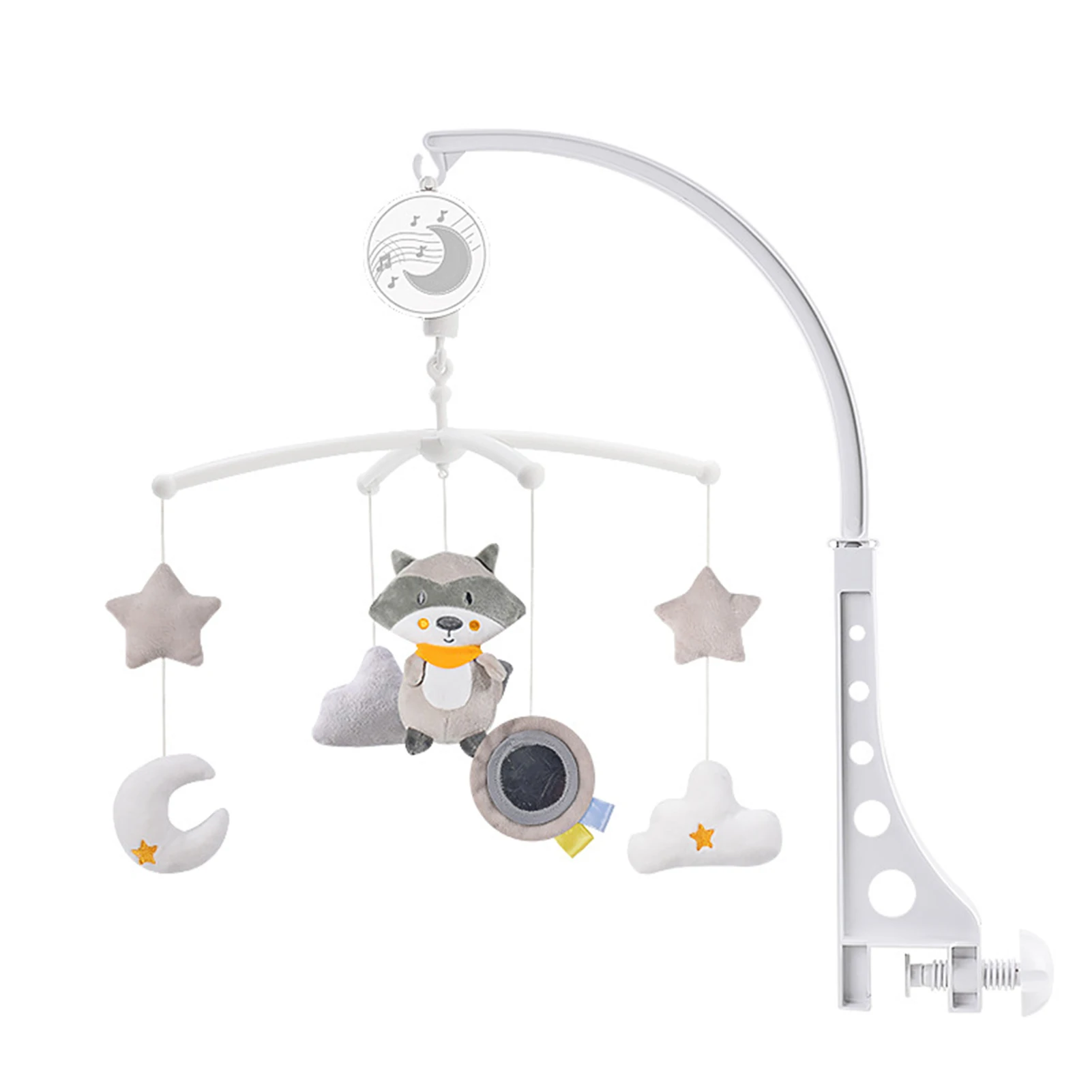 Musical Baby Crib Mobile Rattle Toy with Hanging Rotating Toys Infant Bed Decoration Bed Bell Educational for 0-12 Months Infant