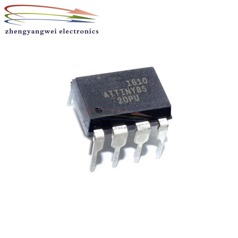 Piezas ATTINY85 20PU ATTINY85-20 ATTINY85 DIP ATTINY85-20PU SOP-8 singlechip (MCU/MPU/SOC), 1 ATTINY85-20SU