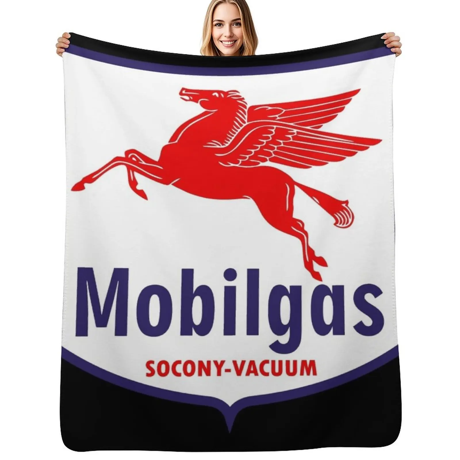 

Mobilgas pegasus Throw Blanket Custom blankets and throws Decorative Beds blankets ands Blankets