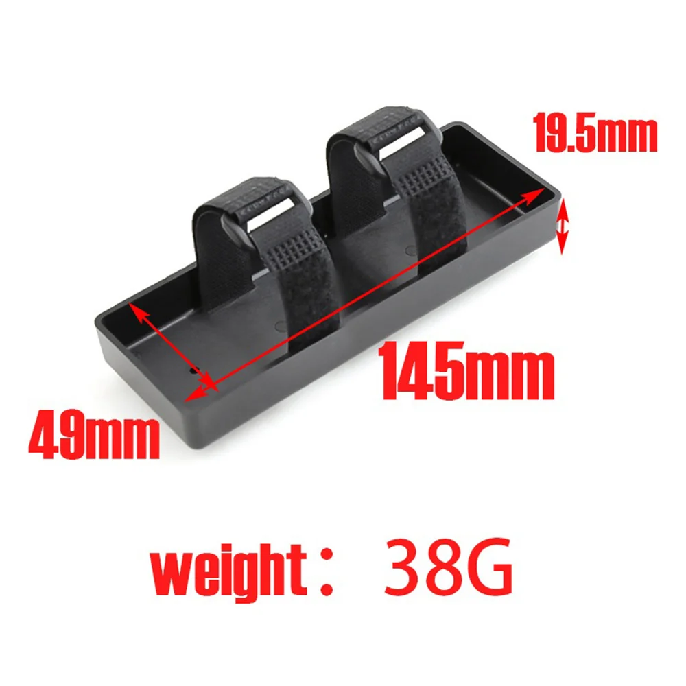 Y02A2 Set RC Plastic Battery Tray Case Battery Box Bracket for 1/8 1/10 Axial SCX10 Traxxas TRX4 D90 RC Crawler Car Parts