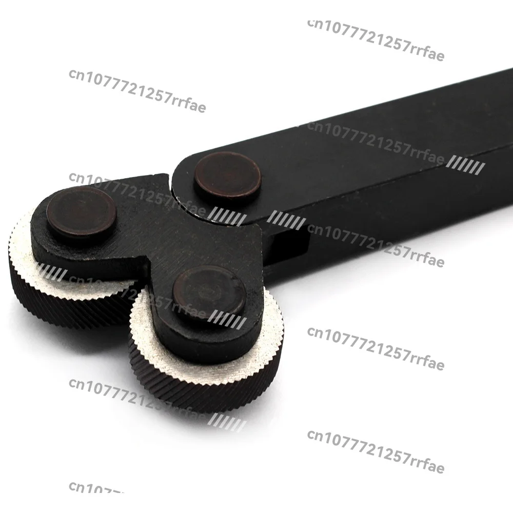 Steel Lathe Cutter Tool Holder Hob Knurling Knife +Knurling Wheel 1.0mm HSS Inner Hole Embossing Wheel