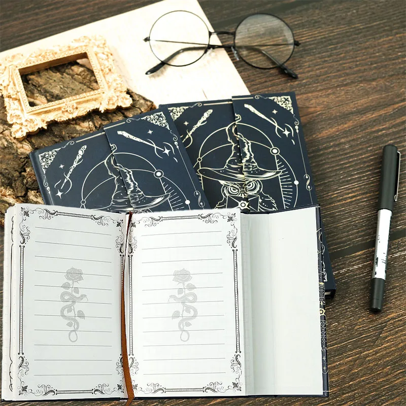 11*16.8 سنتيمتر ماجيك البومة غلاف فني نمط دفتر لب الخشب الخام المواد المحمولة مكتب اجتماع سجل دفتر الأستاذ