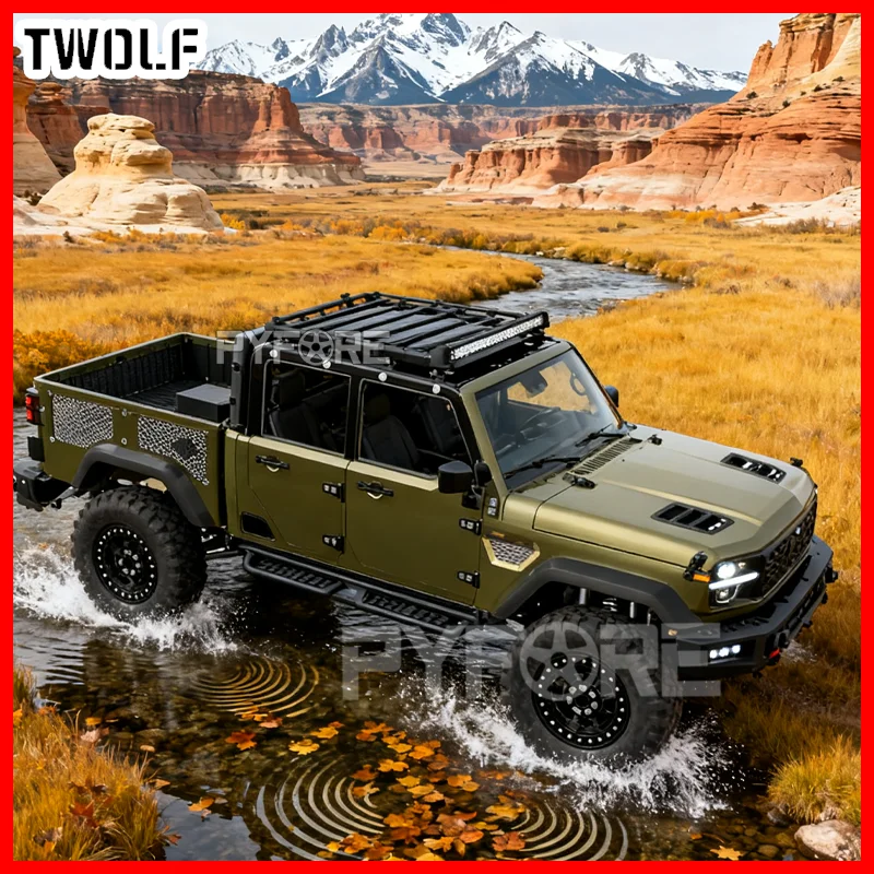 

TWOLF TW-715 1/10 цельнометаллический с ЧПУ радиоуправляемый внедорожный альпинист 2,4 ГГц 4WD автомобиль с дистанционным управлением подарок