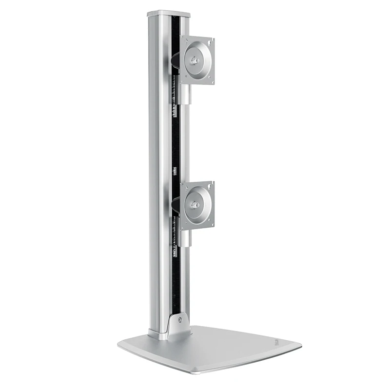 Monitor Universalhalterung nach oben und unten Doppelsieb-Roboterarmsäule Computer Desktop-Rotation