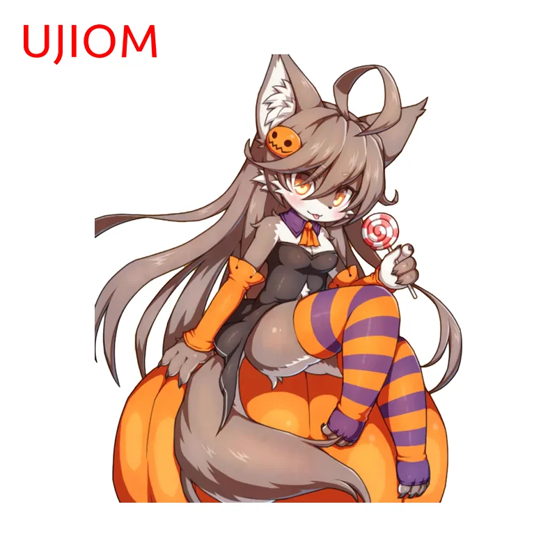 UJIOM Furry Kawaii Animal Wall Sticker Trendy Nursery Room Decoration JDM Decal Hot Selling Kitchen Cupboard Accessories