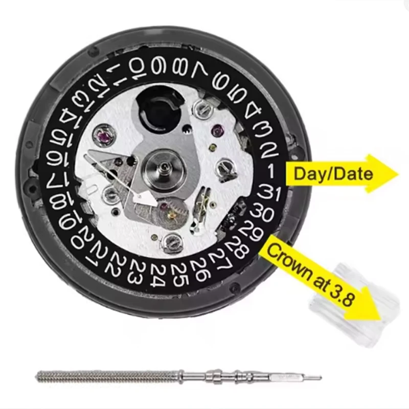 NH35 NH36 Movement Date nh35A NH36A Automatic Mechanical Movt Crown at 3.0/3.8/4.1 Oclock SKX007 SKX009 SRPD GMT Watch Mod Parts