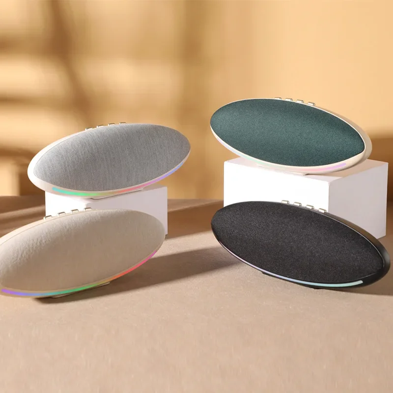 The latest party wireless desktop portable high-fidelity Bluetooth speaker with RGB LED ambient light and subwoofer sound effect