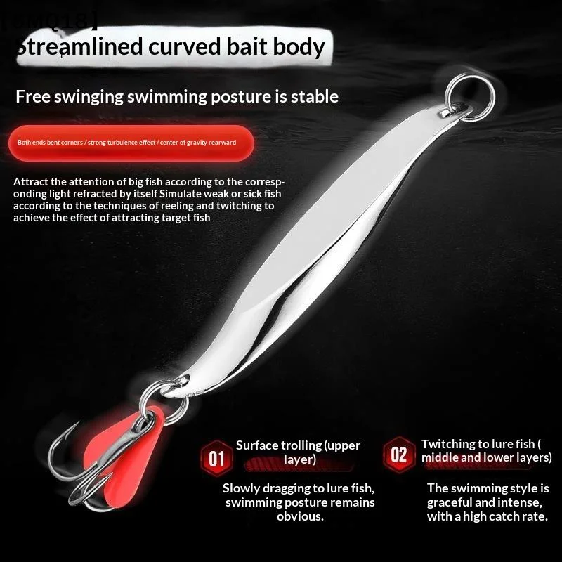 1PCMetal Spinner Spoon 7/10/14 - Fishing Hook Treble ulasan dan harga