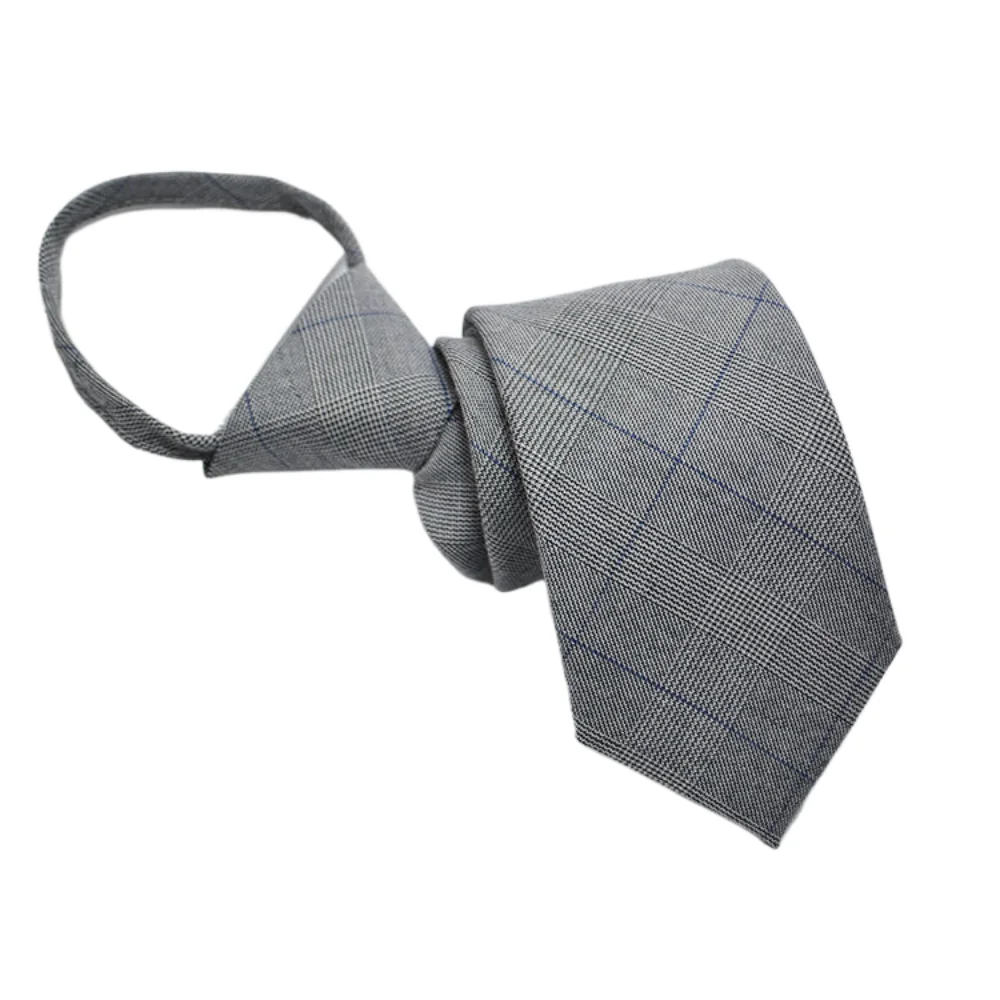 Neue Zipper Männer Krawatten Anzüge Faul Plaid Krawatte Für Hochzeit Überprüfen Krawatte Für Männer Retro Faul Mode Streifen Krawatten Für Frauen Krawatte – Detail 11