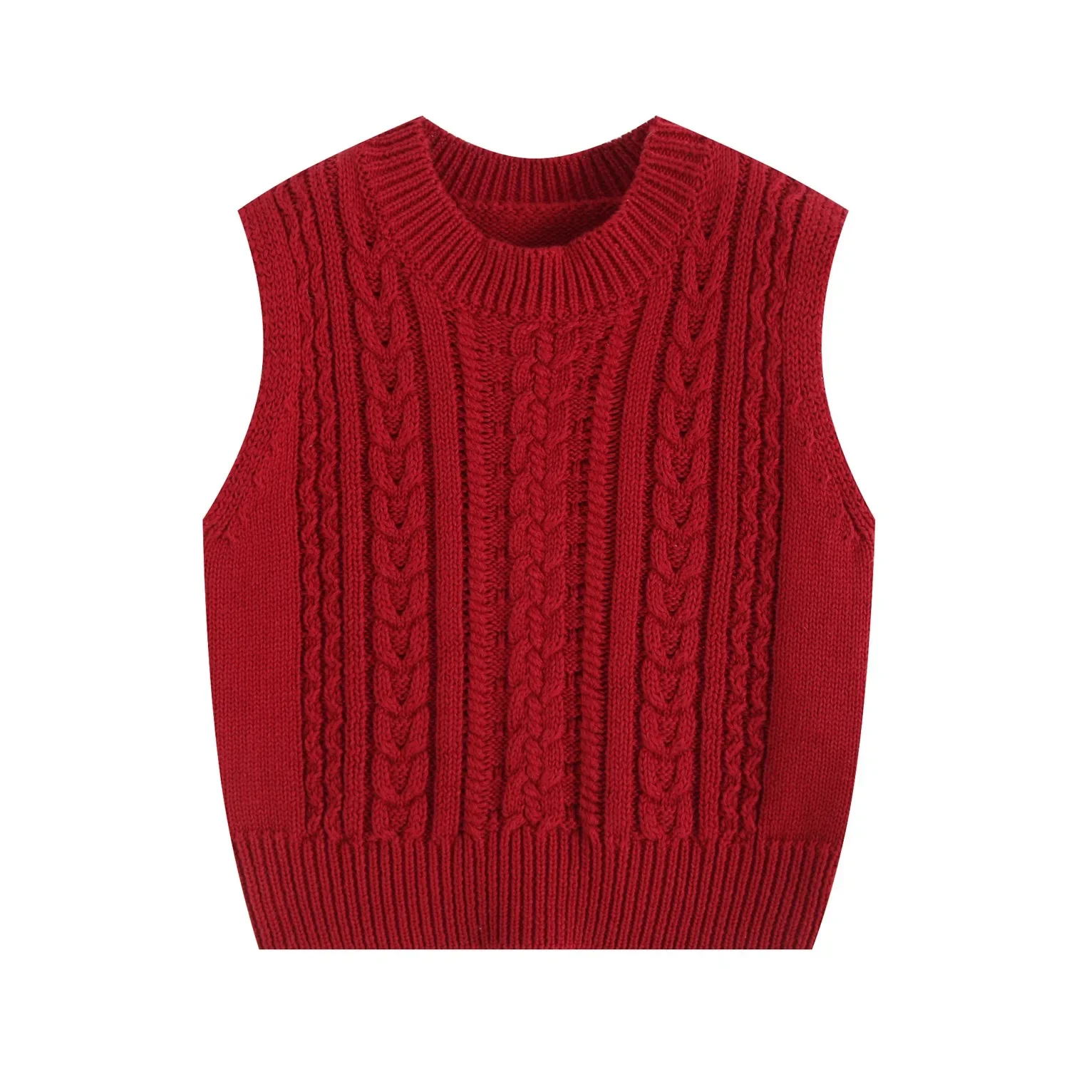 

Модный вязаный жилет-пуловер для малышей 2026 года, весенний, для девочек и мальчиков 0-4 лет, без рукавов, мягкий, на каждый день