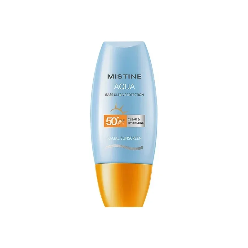 Thailand Mistine Sunscreen 1pcs 40ml Little Yellow Hat Face Aqua UV Protection Face Isolation Sunscreen Cream Skin Care Products