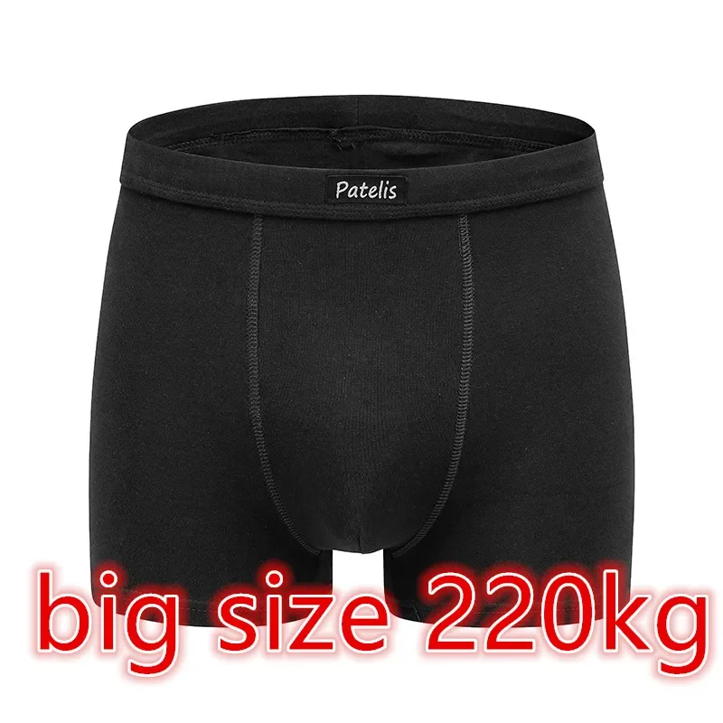 90-200kg Men\'s Boxers Large Size Shorts Comfortable Underwear Full Cotton Fabric High Quality 3XL-10XL