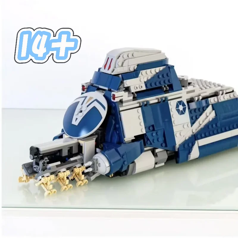 976-teiliger MTT Modifizierter Raumschiff-Baukasten Passend für 75435 Montage-Spielzeug für Kinder und Erwachsene Festival Geburtstag Weihnachtsgeschenke