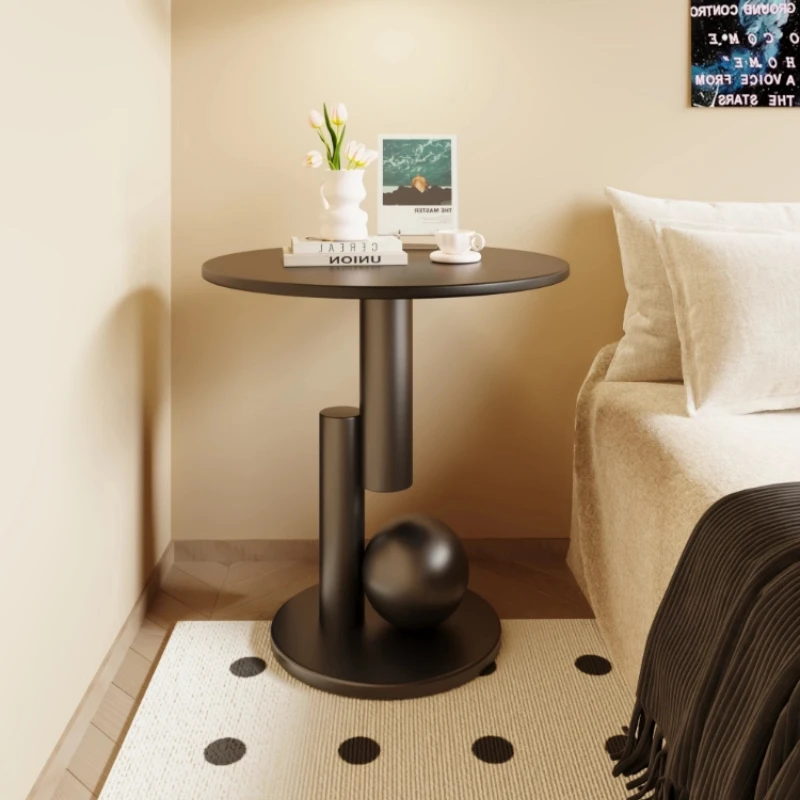 Black bedside table household bedroom high sense light luxury bedside table simple creativity chevet de lit furniture for home