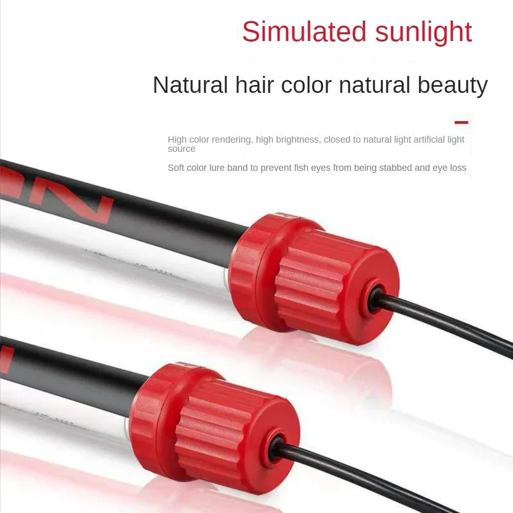 LED Aquarium Light 39 Inch to 62 Inch 6700K/15000K Amphibious Arowana Fish Tank Strip Light Help Red Scleropages Fish Color Grow