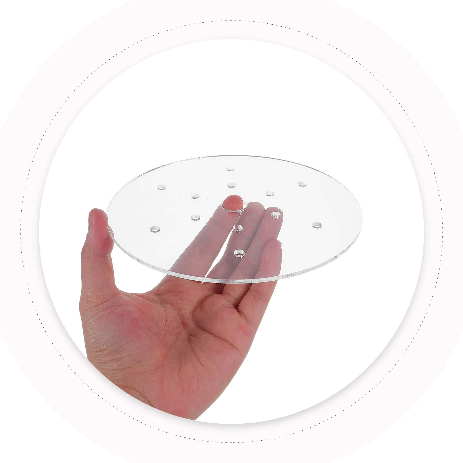 

Aquarium Anti-Escaping Lid Round Acrylic Fish Tank Top Cover 5.89 Transparent Protective Plate For Fish Tanks At Home Or Office