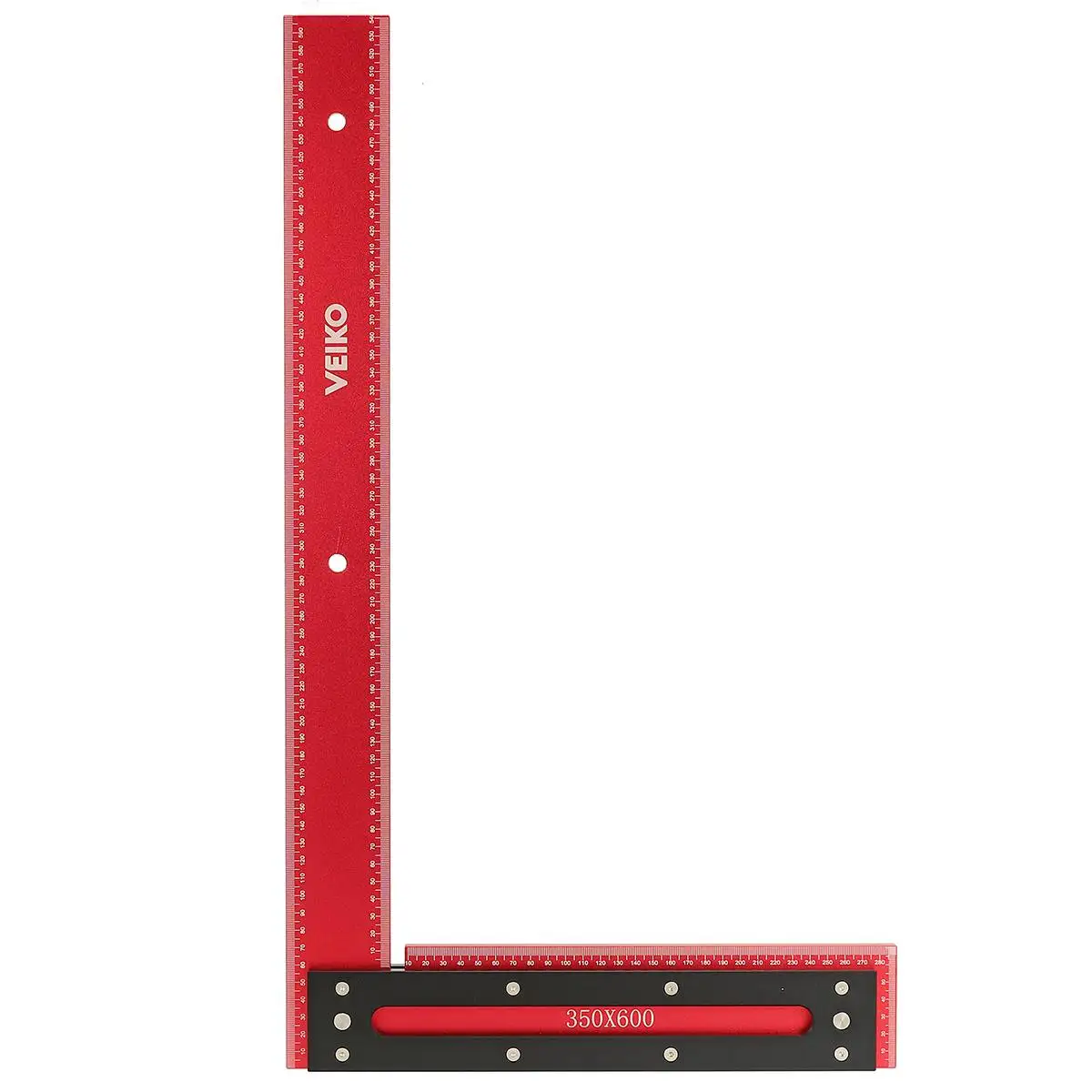 Veiko 600 mm Liga de Alumínio Carpinteiro Praça Quadro Régua Ângulo Direito Quadrado para Woodworking Ajuste Quadrado Marcação