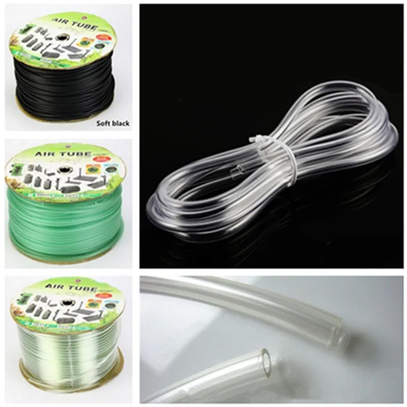 

2 Meters Hard / Soft Aquarium Airline Tubing 4mm Plastic Flexible Airline Tube Oxygen Hose Pipe TubeAir Pump Accessories