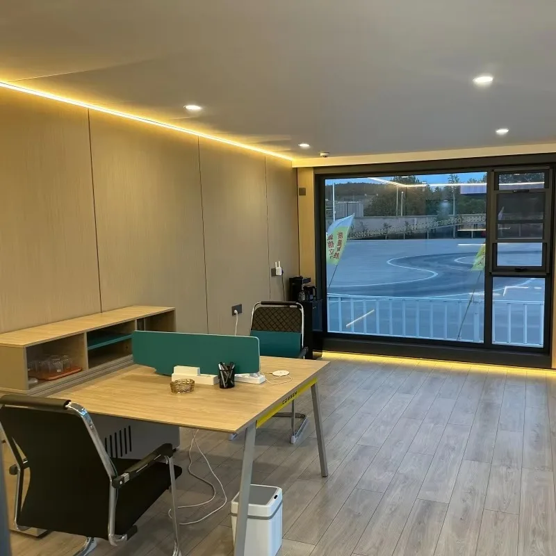 Construcción de villa móvil modular en miniatura portátil de 20 o 40 pies para cabina de camping de resort