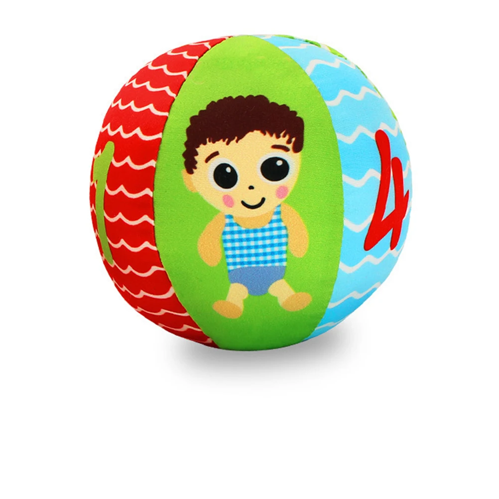 Pelota de Agarre para Bebés de 10x10 cm, para el Aprendizaje Temprano, Entrenamiento, Pelota Sensorial Colorida, Juego al Aire Libre, Educativa