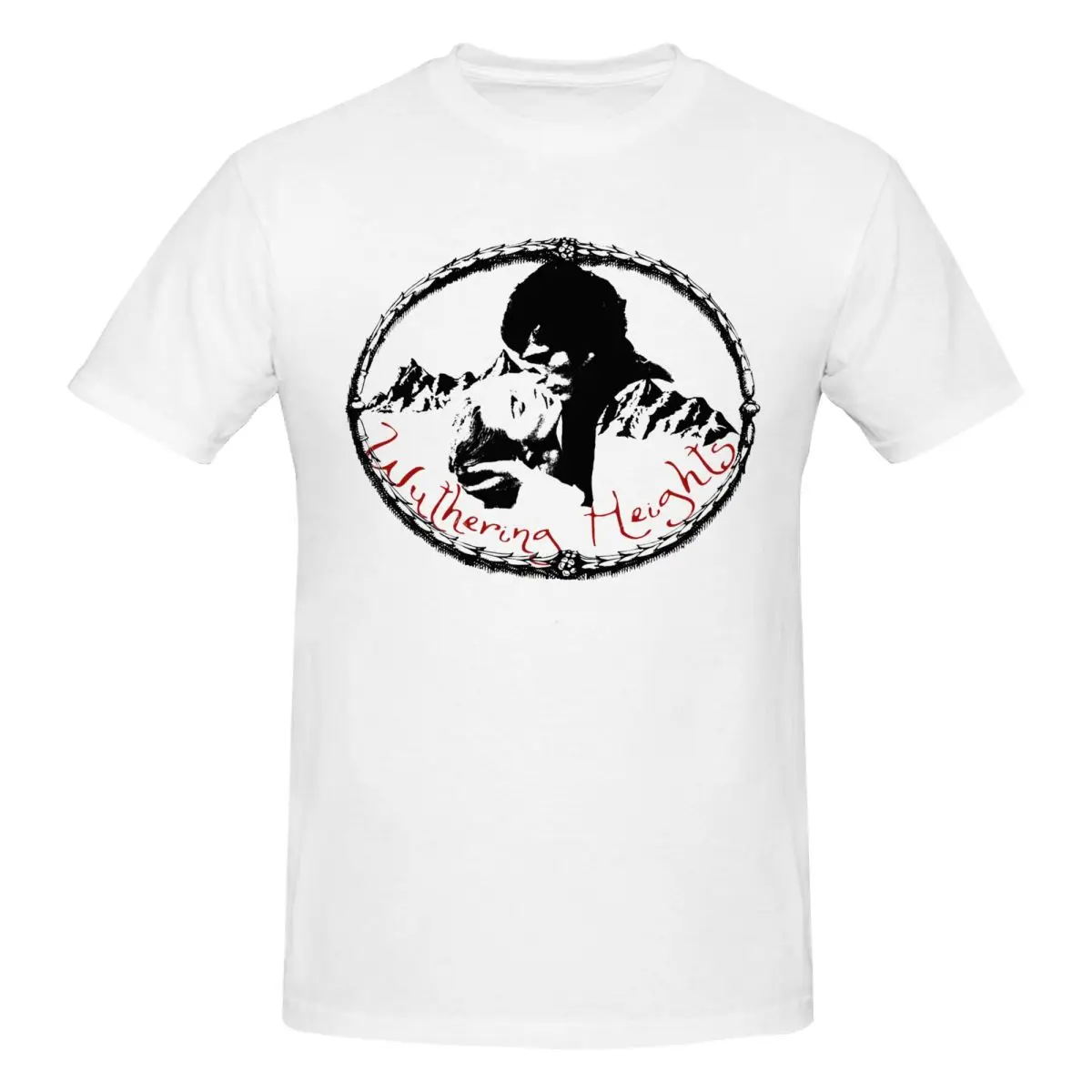 Men Wuthering Heights 2026 Movie T Shirt Streetwear Cotton Crewneck Sleeve Custom Men T Shirt
