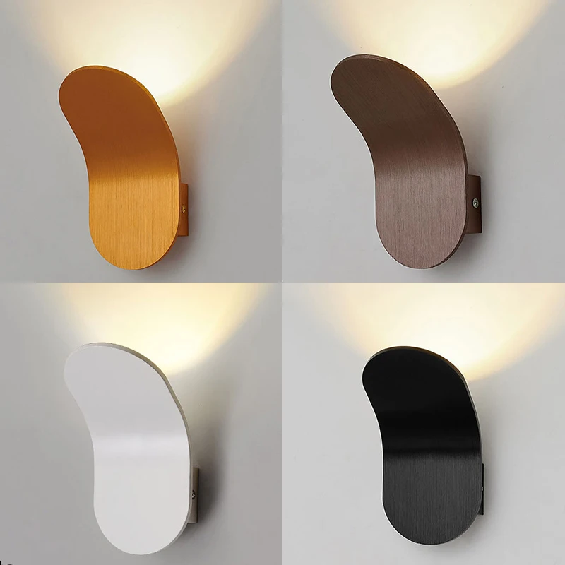 

Aluminum LED Wall Lamp Minimalist Modern Nordic Indoor Sconce Background Wall Lights Decoration For Living Room Home wall decor