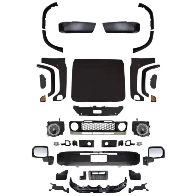 

Off Road Low to High Upgrade Kits Car Body Kit Bumpers Front Grille for 76 2002 - 2022 Upgrade to 2024