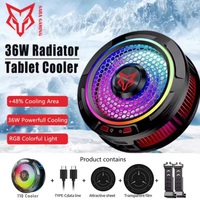 Sarafox X9 PRO 36w Ipad cooler Three-speed Adjustable RGB 2in1 Semiconductor Refrigeration Tablet / Phone Cooler Max