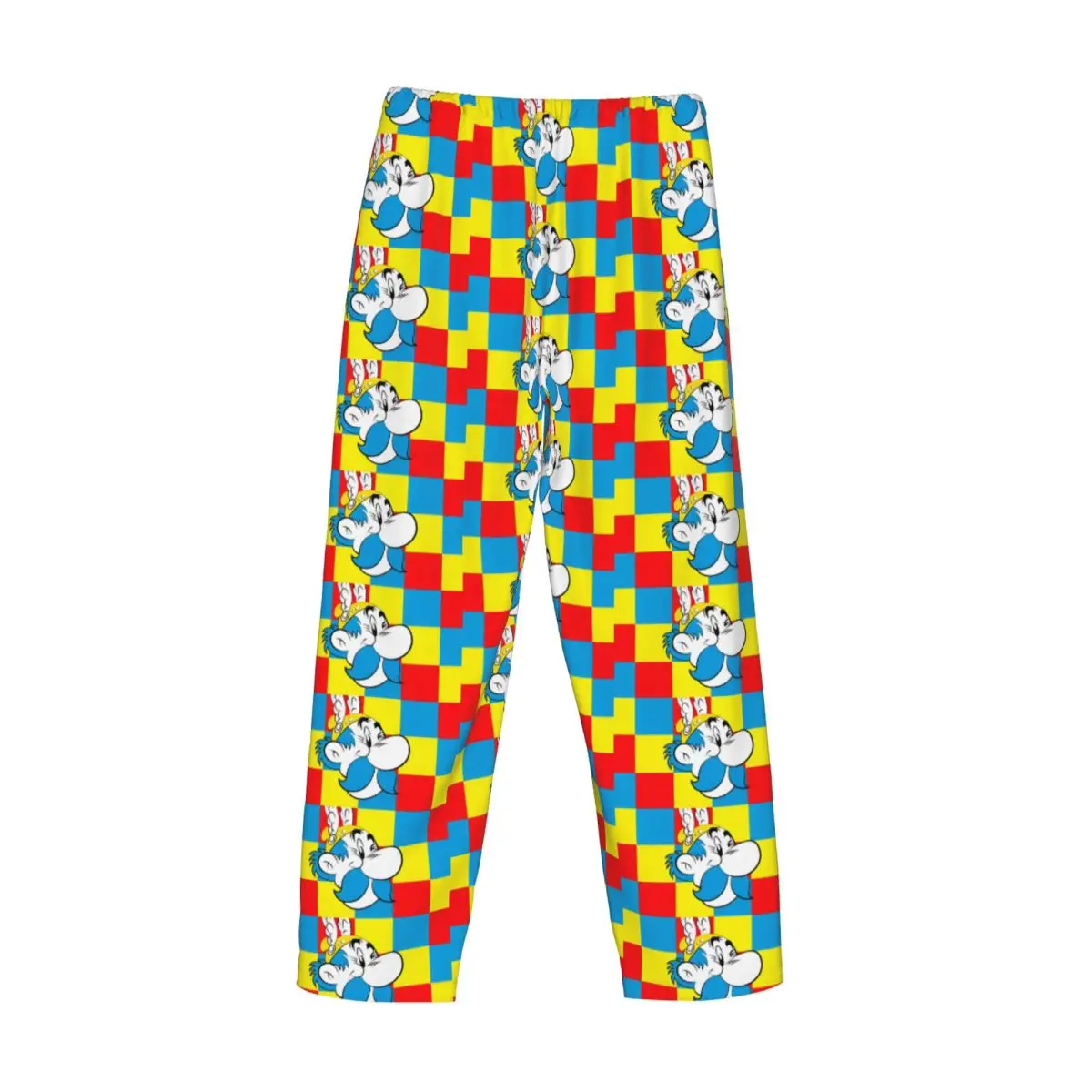 커스텀 프린트 남성 아스테릭스와 오벨릭스 사냥 파자마 바지 재미있는 애니메이션 만화 잠옷 포켓이 있는 슬립 라운지 바지