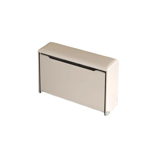 

Extremely narrow shoe change stool shoe cabinet can sit on solid wood tipping bucket, ultra-narrow entrance