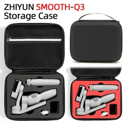 Maleta de almacenamiento portátil, bolsa de mano de viaje para funda protectora, cremallera suave para estabilizador de cardán Zhiyun Smooth Q3