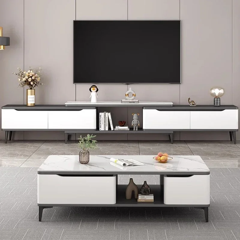 Unique Floor Tv Table Shelf Living Room Cabinets Modern Salon Luxury Display Tv Stands Center Archivadores Trendy Furniture
