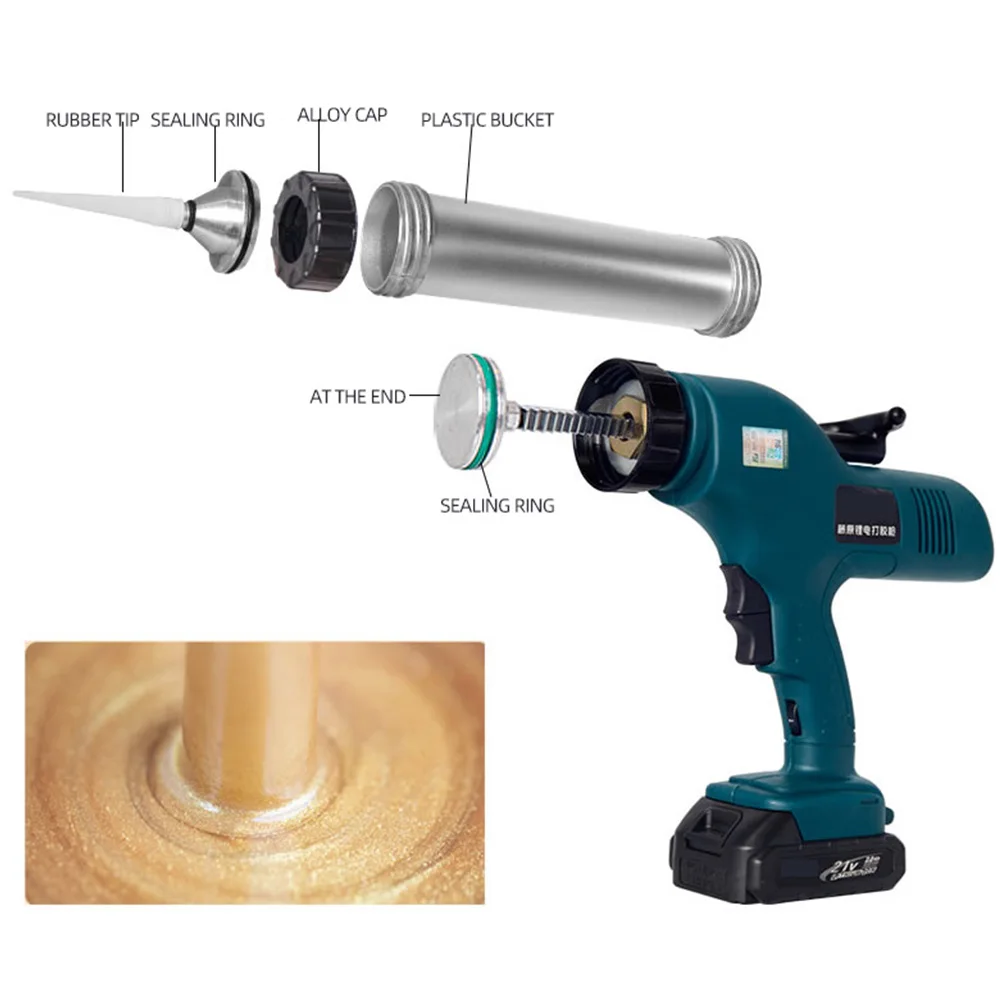 Electric Liquid Glue Gun Rechargeable Lithium Battery Glue Gun Used for Epoxy Sand Glue, Sealant, Glass Glue 2025 new