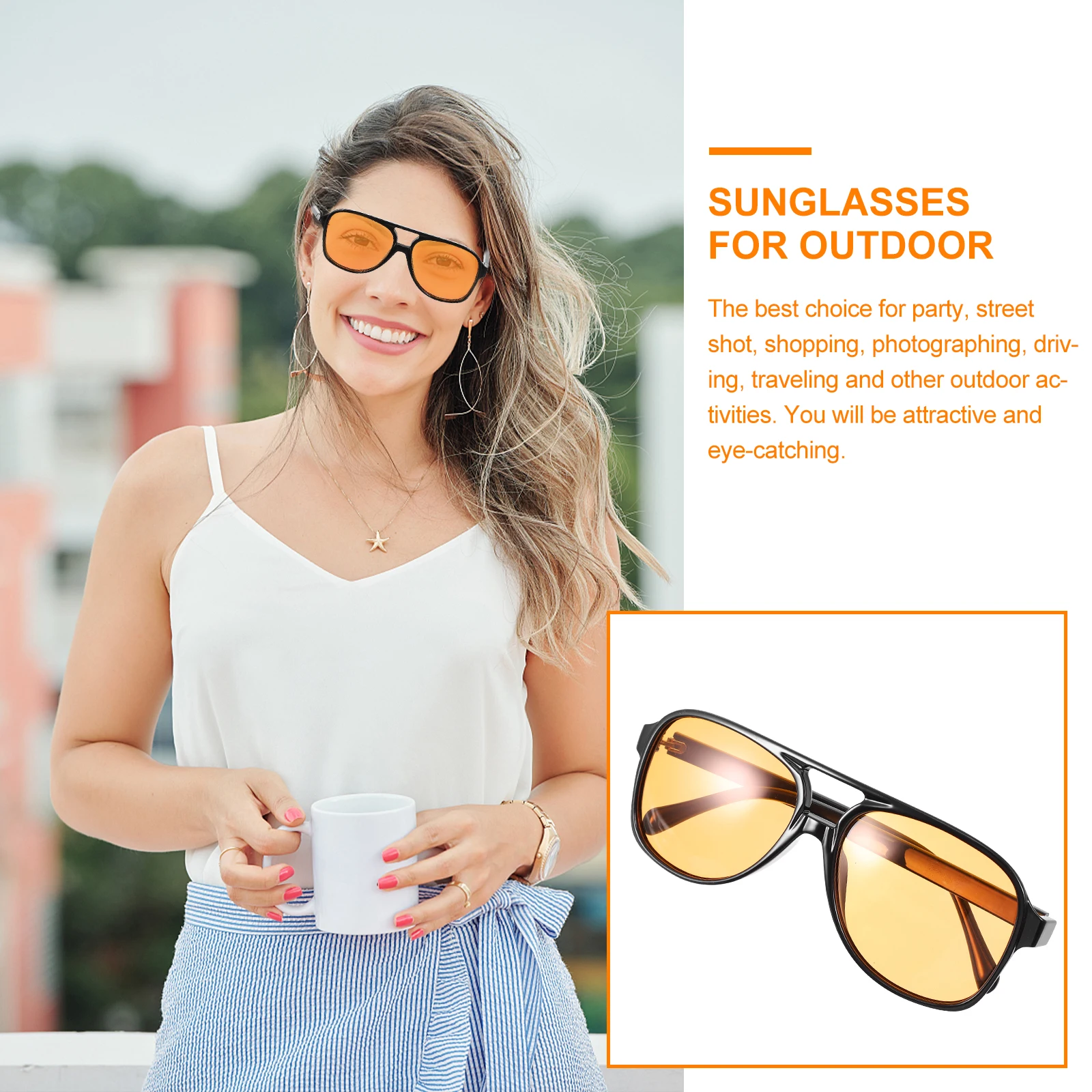 

Vintage Sunglasses Frameless Personalized Design Tinted Lenses Uv Protection Perfect for Outdoor Activities Travel Photos