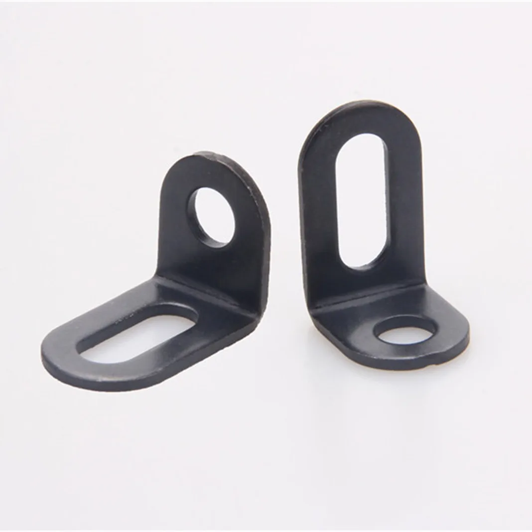 10 PCS Lot Corner Bracket Adjustable, Iron Metal L Shape Right Angel Brace for Shelf Support, Board Connect Etc