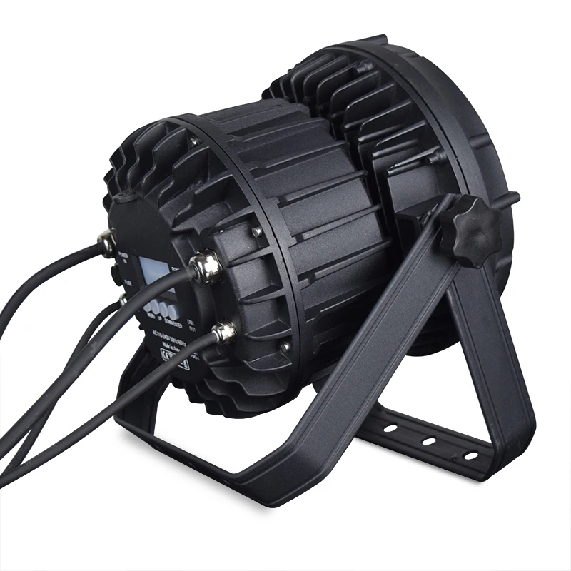 Outdoor IP65 Waterproof LED Par Lights DMX RGB Wash DJ Stage Flat Par Light