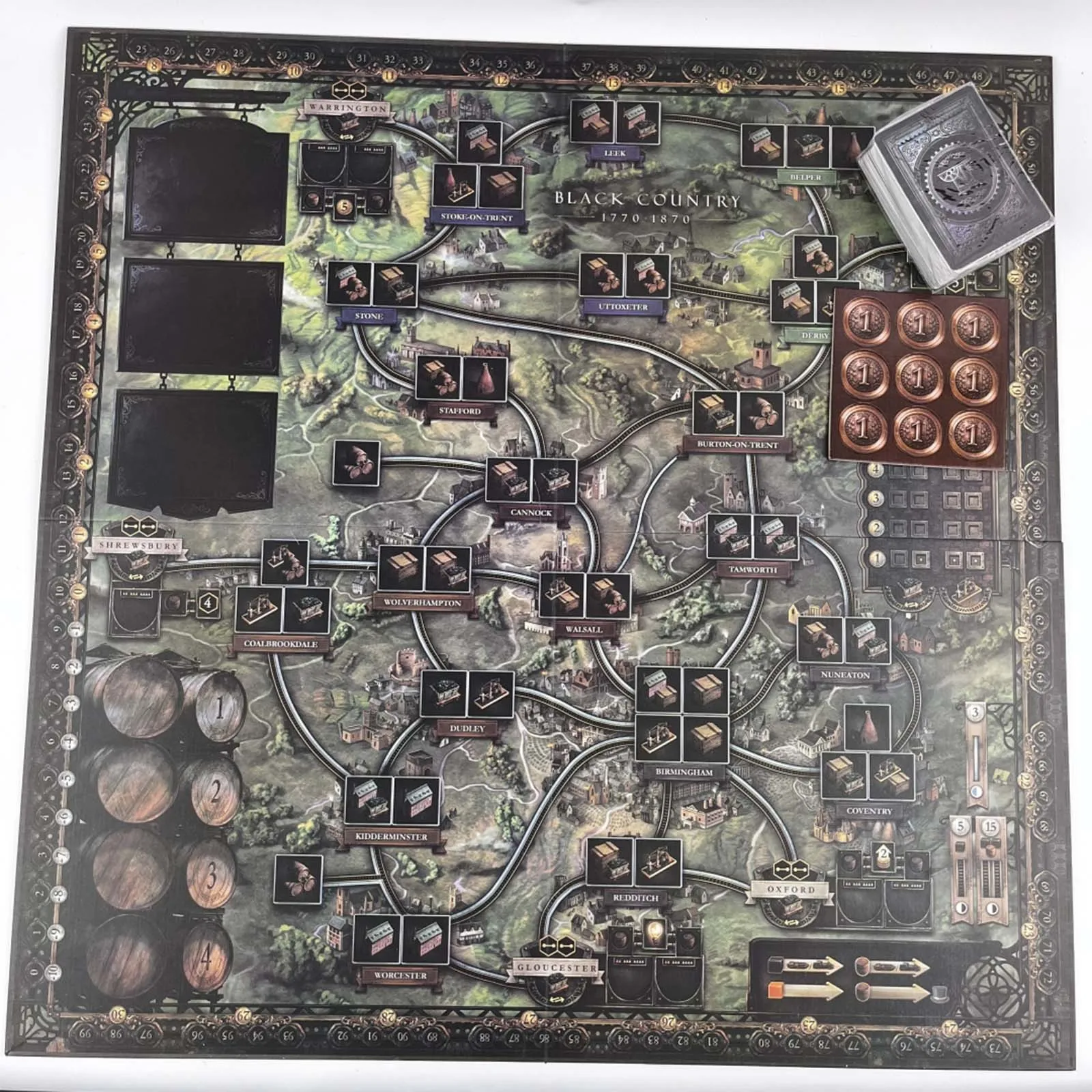 Games Messing Birmingham Bordspellen Strategie Redeneren Grote bordspellen Feest Bordspellen Kaarten Nieuwigheid Grappig Groot spelspeelgoed