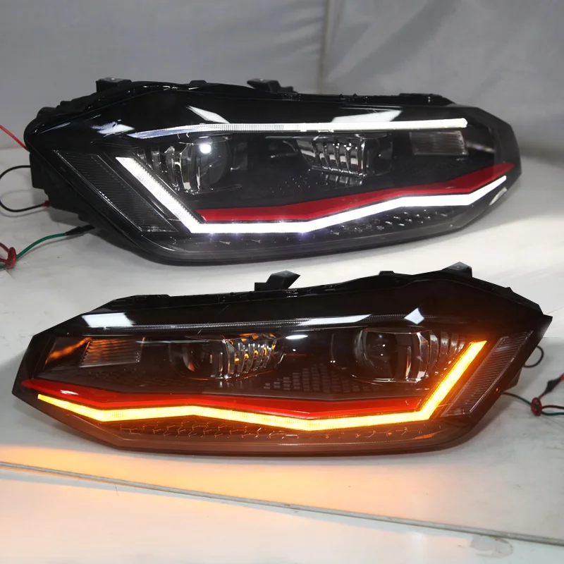 Red Line Polo Vento Cross Polo LED Head Lamp 2019-2020 LD For VOLKSWAGEN