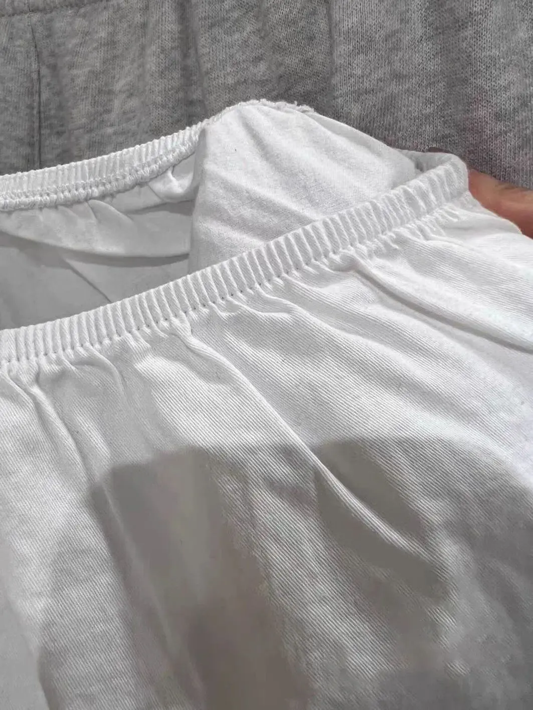 Lace Trim White T-Shirt Shorts Set Women Summer Lace-up Puff Sleeve Blouse+Elastic Waist Short Pants Cotton Sweet 2 Piece Sets